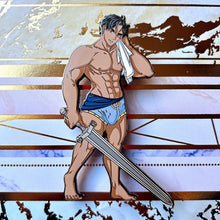 Load image into Gallery viewer, Under the Towel Daddy Pin (3.75 inch)