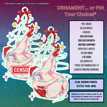 Load image into Gallery viewer, Cyber Christmas - Ornament Pin (4-inch)