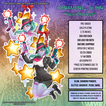 Load image into Gallery viewer, Cyber New Year - Ornament Pin (3.75-inch)