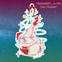 Load image into Gallery viewer, Cyber Christmas - Ornament Pin (4-inch)