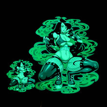 Load image into Gallery viewer, Green Goth Henchman Velcro Patch