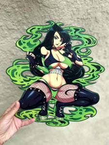 Green Goth Henchman Velcro Patch