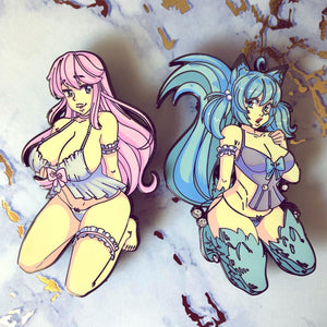 Lewd Lingerie Redo Healing Girls (3-inch)